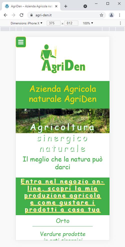 AgriDen | sito web e direzione artistica fotografieby Daniele Neve